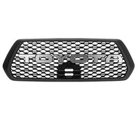 Front Upper Car Auto Grille ABS Black Honeycomb Bumper Grill with Letters For 2016-2023 Toyota Tacoma