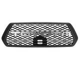 Front Upper Car Auto Grille ABS Black Honeycomb Bumper Grill with Letters For 2016-2023 Toyota Tacoma