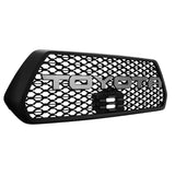 Front Upper Car Auto Grille ABS Black Honeycomb Bumper Grill with Letters For 2016-2023 Toyota Tacoma