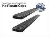 5" Running Boards Side Steps Bars For 01-04 Toyota Tacoma Double/Crew Cab Black