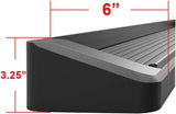 6" Black Running Boards Side Steps For 2005-2023 Toyota Tacoma Double Cab Crew Cab