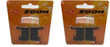 2 Pairs Zoom MTB Bike Brake Pads for HB-875 HB-870 HB-100 Shimano M595 M596 M585 M775 M355