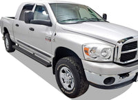 5" Black Running Board Side Step Nerf Bars For 2009-2018 Ram 1500 2500 3500 Double Crew Cab